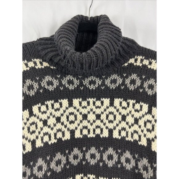 Mondi Sport Turtleneck Sweater Women's Size M /L Cotton Warm Winter Cabincore - Picture 3 of 10